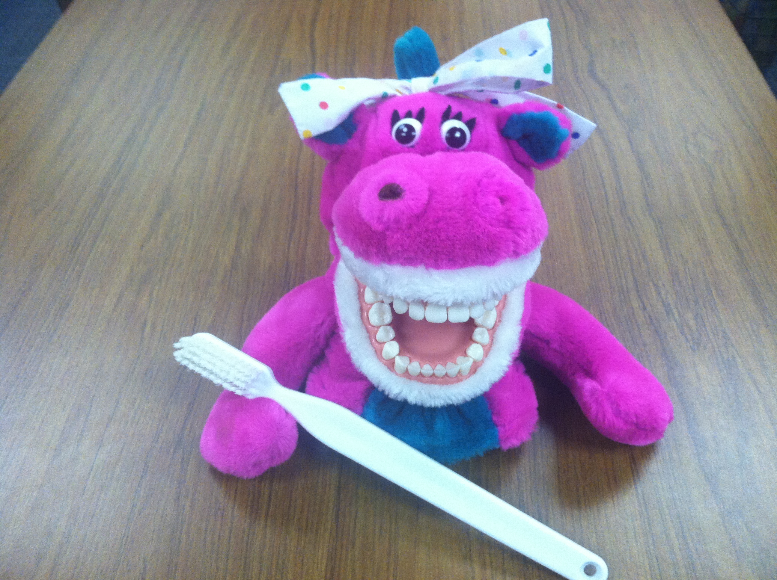 This is toothbrushing flossy.